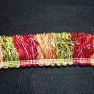 Brush Fringe 1 3/4", Ribbon Red, Orange, Green 21.95per yd