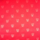 Red Velvet Bee Fabric- 36.95per yard