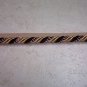 Alternating Cord with Lip Black, Pale Gold, Beige  $8.95 per yard