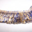 C40-C565 1.5" Brush Fringe, Navy, Yellow  12.95