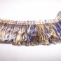 C40-C565 1.5" Brush Fringe, Navy, Yellow  12.95