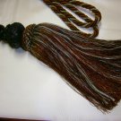 Chocolate Brown & Blue Tieback  49.99