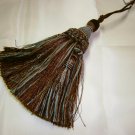 Chocolate Brown & Blue Tassel 18.00
