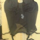 34d ballet black embroidery padded basque new but no tags