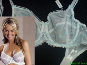 36dd young attitude white embroideryunderwired bra brand new with original tag