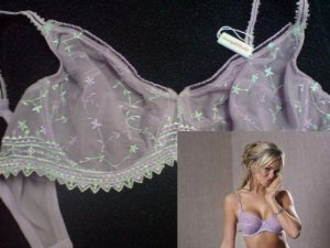 38e young attitude lavender lace underwired bra brand new with original tag