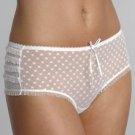 ballet bware white polka knickers small to medium new with tags