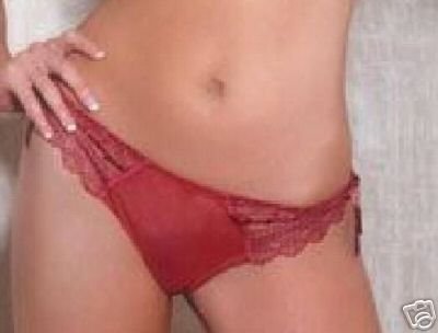 young attitude by warners latino red exltra arge lace thong new with tags