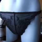 gossard superboost black lace thong size medium to large new with tags