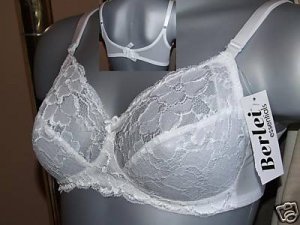 38b BERLEI essentials white lace non wired bra brand new with original tags
