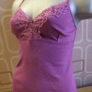 ex kew cotton & lace hyacinth shaped vest 10/12 S BN