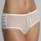 ballet bware white polka knickers size 10 to 12 bnwt