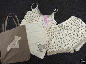 Loyalty & Faith vest pyjama set coffee cream size 16/18