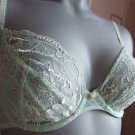 30d charnos mint & cream lace underwired bra BNWOT