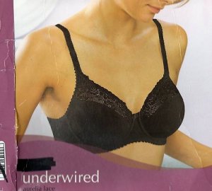 34d ex m&s black aurelia lace bra non wired BNWOT