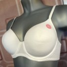 36c ex m&s white cotton t shirt padded underwire bra BN