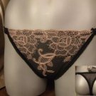 gossard elspeth gibson black 12 to 14 thong bnwt