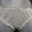 size 10 ex m&s cream chiffon glitter knickers BNWOT