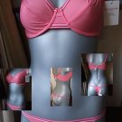 young attitude sporty coral thong large bnwt