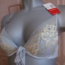 32b Triumph Supreme Temptation grey Pushup bra BNWT