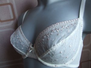 36d ex store cream all lace cup underwired bra BNWT