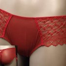 young attitude latino lace red xl 18 short brief BNWT