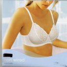 36a ex m&s white rose trellis lace bra non wired BNIB