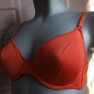 34b orange smooth underwired non padded elle bra BNWOT