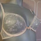30c chantilly peach lace non padded wired plunge bra