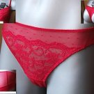 gossard red lace superboost thong size 16/18  bnwt
