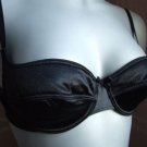 34a ex stores black satin padded balcony bra BNWOT