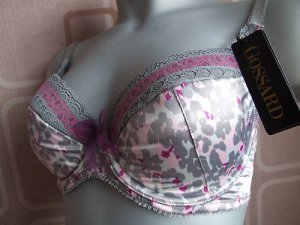 34ff Gossard Camouflage Candy Padded Plunge Bra BNWT