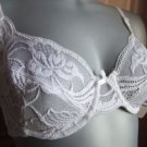 34b ballet white floral lace underwired bra BNWT