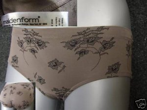 maidenform small panty knickers brown taupe BNWOT