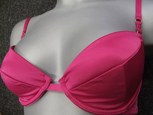 38dd gossard fuschia pink satin superboost pushup bra