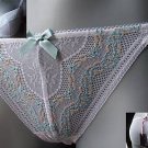 GOSSARD GARLAND tanga knickers size xl 16/18 white BNWT