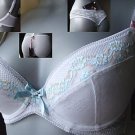 38f GOSSARD GARLAND PADDED PLUNGE white bra BNWT
