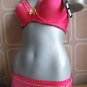 gossard hot pink brazilian brief knickers size 8/10 xs