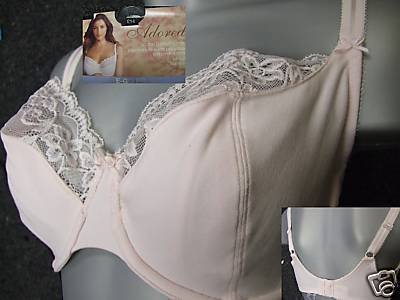34e ex m&s adored light pink underwired cotton bra BNWT