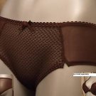 size 8 ex m&s brown body style short knickers bnwt