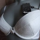 36f Gossard Superboost white Lace padded Plunge Bra BN