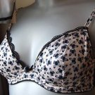 34b ex store animal print non padded plunge bra bnwo
