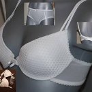 32d ex m&s white padded body style push up bra bnwt