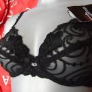 32b gossard black lace altogether balcony bra BNWT