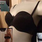 32a ex m&s black strapless padded multiway bra BNWT