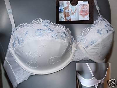 32a ex m&s adored comfort white padded balcony bra BN