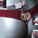 Gossard Tresor ruby lycra thong size xs 8/10 BNWT