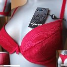36b gossard red lace superboost pushup bra bnwt