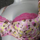30d gossard tutti frutti pink padded balcony bra BNWT