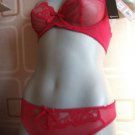 gossard scarlet red lace g string size xs 8/10 BNWT